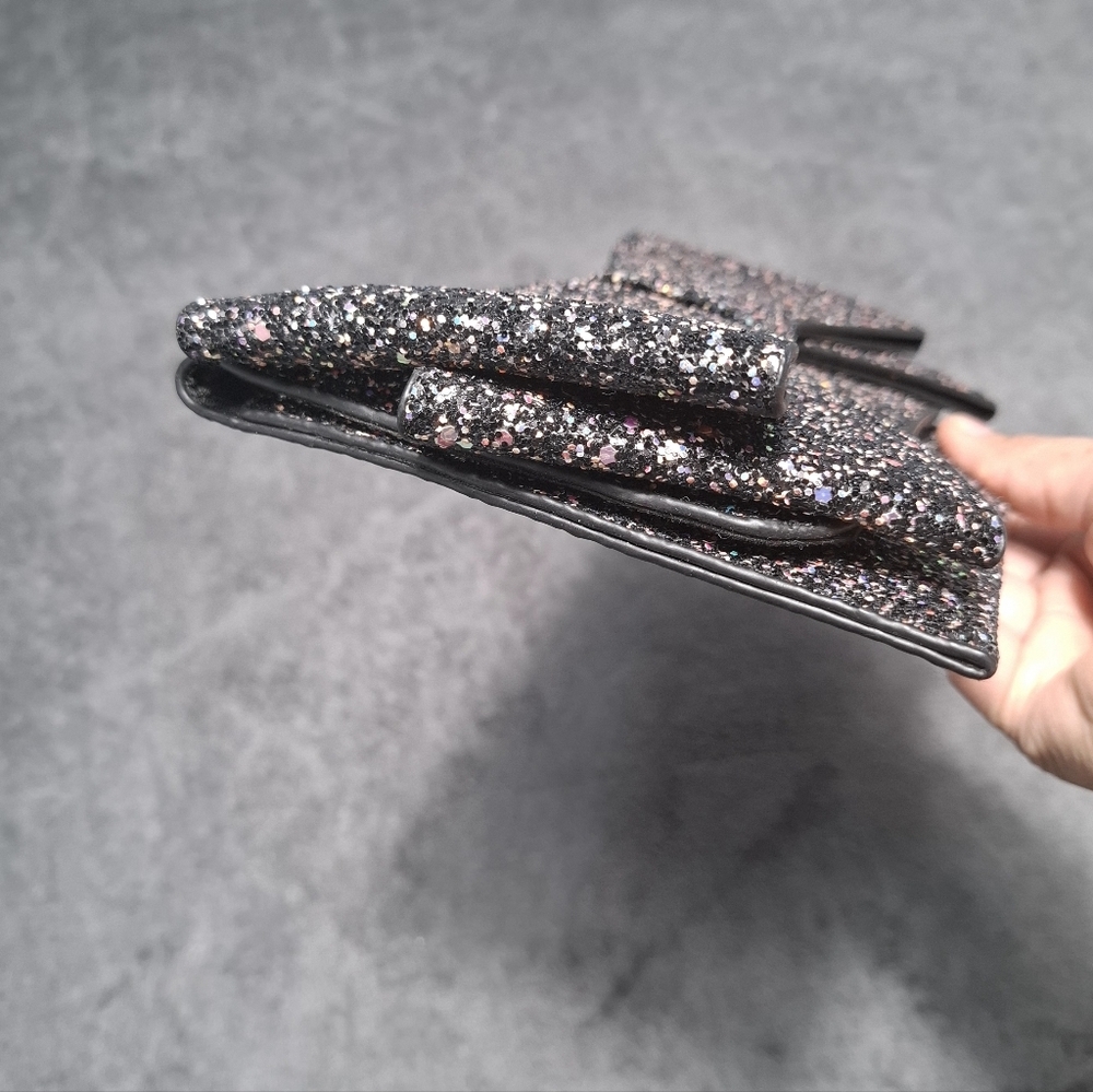 Sparkling Black Evening Clutch - Picture 11 of 13